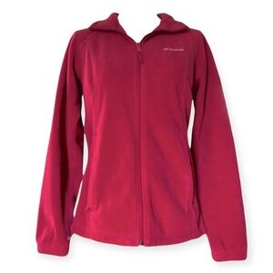 Columbia Hot Pink Fleece Jacket Women's
